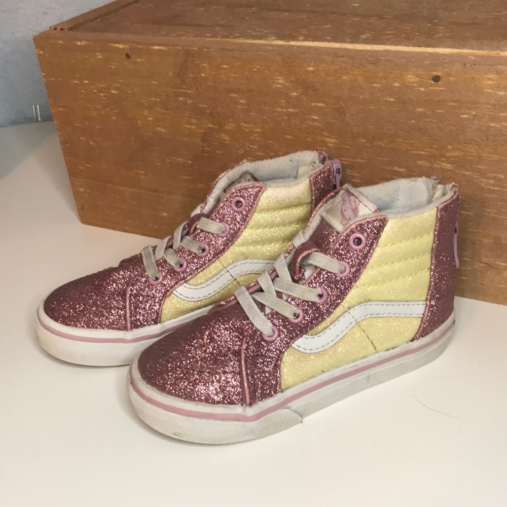 Vans sparkle high tops